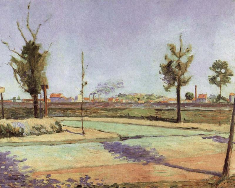 Paul Signac The Road to Gennevilliers China oil painting art